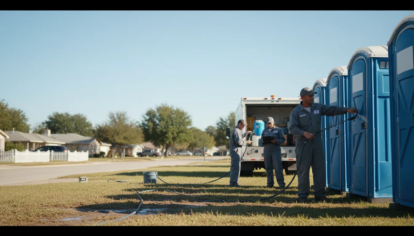 Long-Term Portable Toilet Rental in Alexandria, LA near me